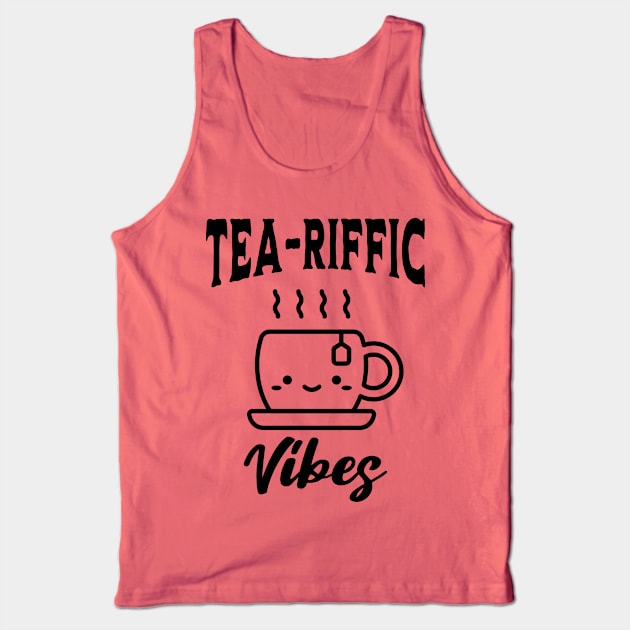 Tea-riffic Vibes Tank Top by Odetee